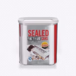 Cutie de Depozitare Alimente, Flippy, 1.5L, Capac Alb, din ABS+Silicon, 14.5 x 9 x 16.7 cm, Transparent - imagine 6