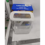 Cutie de Depozitare Alimente, Flippy, 1.5L, Capac Alb, din ABS+Silicon, 14.5 x 9 x 16.7 cm, Transparent - imagine 7