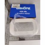 Cutie de Depozitare Alimente, Flippy, 450 ml, Capac Alb, din ABS+Silicon, 14.5 x 9 x 6 cm, Transparent - imagine 7