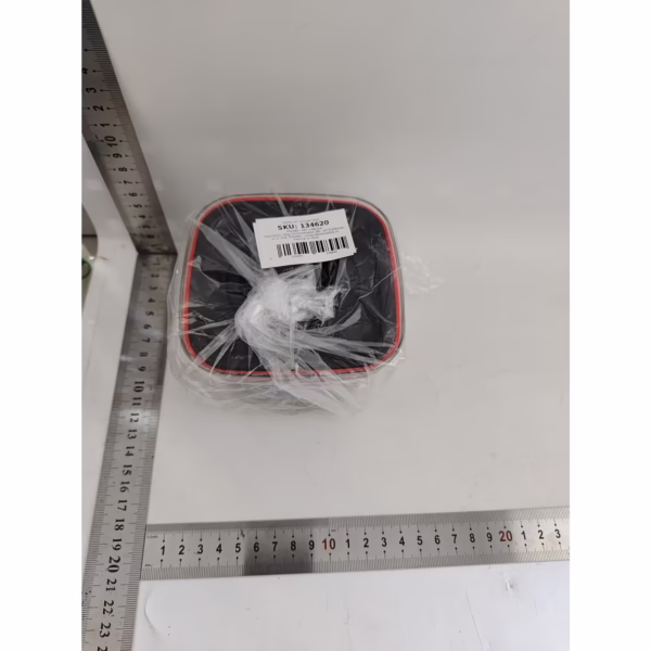 Cutie de Depozitare Alimente, Flippy, Cutie de tip Container, Recipient pentru Cereale in Bucatarie, S 11.5 x 11.5 x 8 cm, volum 600 ml, Transparenta cu Capac Negru - imagine 4