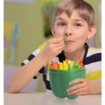 Cutie Alimentara, Flippy, Model Ardei, din Plastic, 9.8 x 9.8 x 10.7 cm, 350 ml, Verde - imagine 6
