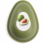 Cutie Alimentara, Flippy, Model Avocado, din Plastic, 12.5 x 12.5 x 5.4 cm, 500 ml, Verde Inchis - imagine 6