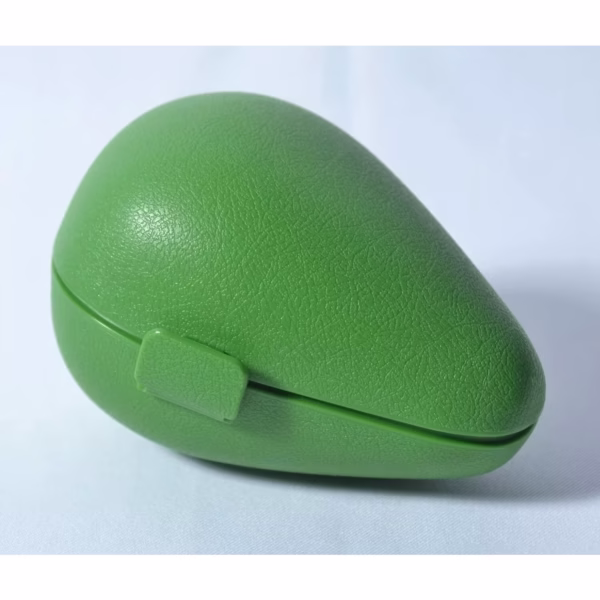 Cutie de depozitare si pastrare a alimentelor, Plastic, Flippy, Model Avocado, 8.4x8.4x12.3 cm, Verde - imagine 3