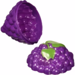 Cutie de depozitare si pastrare a alimentelor, Plastic, Flippy, Model Strugure, 10x10x13.5 cm, Mov - imagine 3