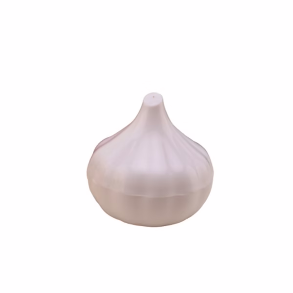 Cutie Alimentara, Flippy, Model Usturoi, din Plastic, 9 x 9 x 9 cm, 350 ml, Alb - imagine 6