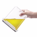 Cutii de depozitare alimente, Flippy, Set din 8 Cutii pentru Condimente, Cereale, Cutii pentru Bucatarie, din Plastic PP, Cutii Alimentare, Diferite Dimensiuni, Transparente - imagine 2