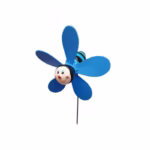 Set 4 Figurine, Decoratiuni de Gradina, Flippy, Tip Morisca de Vant, Model Insecte, 57 x 12 cm, Multicolor - imagine 6