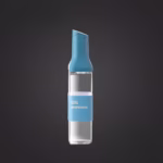 Dispenser pentru Ulei, Flippy, Deschidere si Inchidere Automata a Rezervorul, cu Inductie Gravitationala, 500 ml, 29.5x6x6 cm, Albastru - imagine 3