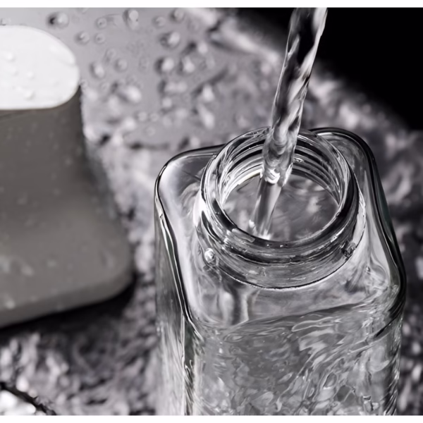 Dispenser pentru Ulei, Flippy, Deschidere si Inchidere Automata a Rezervorul, cu Inductie Gravitationala, 500 ml, 29.5x6x6 cm, Gri - imagine 8
