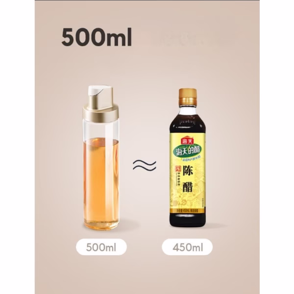 Dispenser pentru Ulei, Flippy, Deschidere si Inchidere Automata a Rezervorul, cu Inductie Gravitationala, 500 ml, 26.1x6.2x6.2cm, Gri - imagine 5
