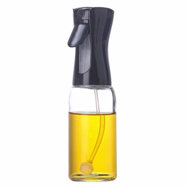 Pulverizator pentru Ulei, Otet sau Alte Lichide, Flippy, Reincarcabil, Multifunctionale, Capacitatea 200 ml, Material Plastic, Culoare Negru - imagine 1