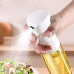 Pulverizator pentru Ulei, Otet sau Alte Lichide, Flippy, Reincarcabil, Multifunctionale, Capacitatea 200 ml, Material Plastic, Culoare Alb - imagine 4
