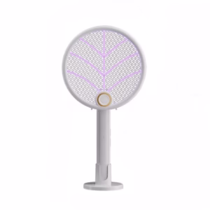 Lampa Electrica Impotriva Tantarilor, Flippy, 42.5 x 22 x 10.5 cm, Reincarcabila cu Cablu USB Inclus, Plasa din Aluminum Alb