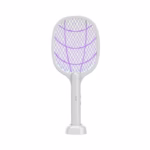 Lampa Electrica Impotriva Tantarilor, Flippy, 42.5 x 18 x 7.5 cm, Reincarcabila cu Cablu USB Inclus, Plasa din Aluminum, Alb