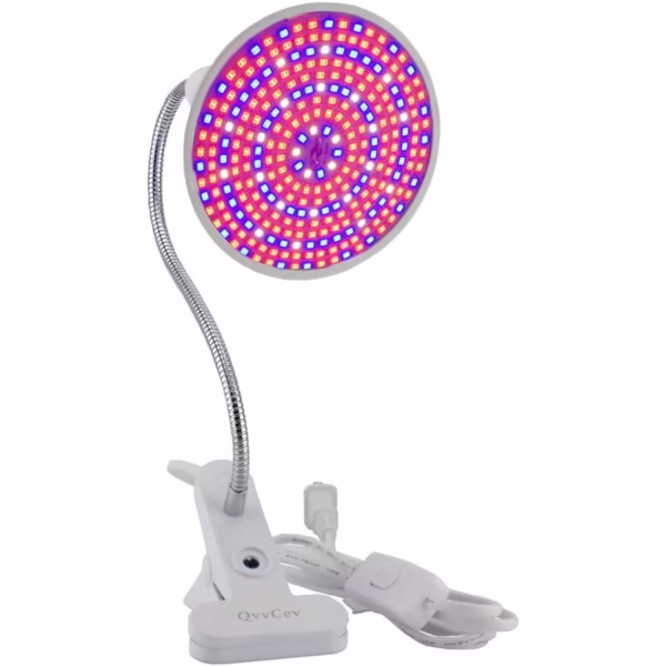 Lampa pentru cresterea plantelor de interior, Flippy, nu emana caldura, 290 leduri, 2 culori , prindere cu clips, 46x11.5x9.2 cm - imagine 1