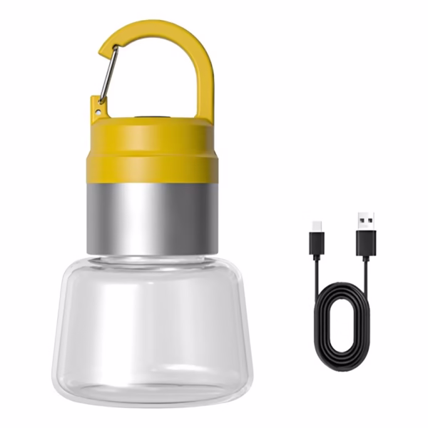 lampa-portabila-camping-flippy-lumina-de-urgenta-galbena-main-6942b16c76699 Lampa Portabila, Flippy, de Voiaj/Camping, Incarcare USB, IPX5, LED RGB, din ABS, 300 mAh, 10 x 5.5 x 5.5 cm, Galben - imagine 1