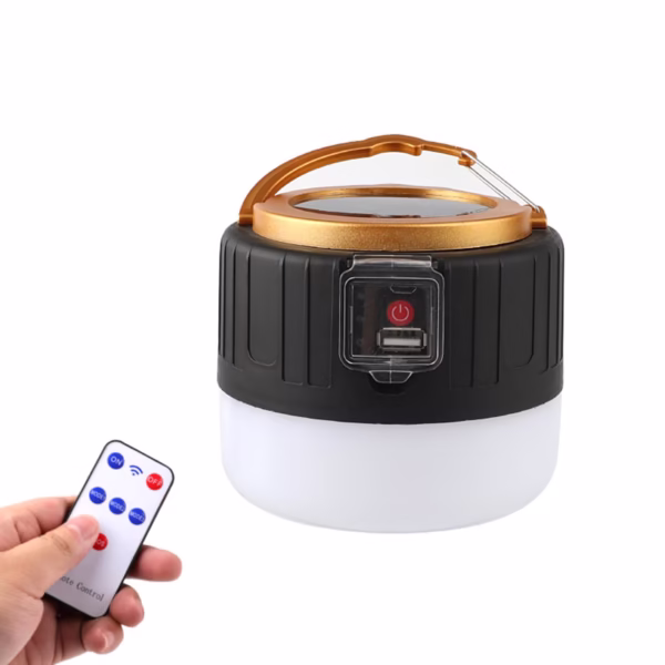 Lampa Portabila, Flippy, Incarcare Solara + USB, Afisaj Inteligent al Bateriei, Raza de Actiune 32 mp, 6x9x11 cm, 3 Moduri, Negru - imagine 3