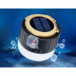 Lampa Portabila, Flippy, Incarcare Solara + USB, Afisaj Inteligent al Bateriei, Raza de Actiune 32 mp, 6x9x11 cm, 3 Moduri, Negru - imagine 4