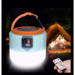 Lampa Portabila, Flippy, Incarcare Solara + USB, Afisaj Inteligent al Bateriei, Raza de Actiune 32 mp, 6x9x11 cm, 3 Moduri, Alb - imagine 2