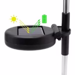 Lampa Solara, Flippy, Decor Gradina, Model Fireworks/Artificii, din Sarma de Cupru, 120 LED-uri, 55W, 90 cm, Alb Cald - imagine 2