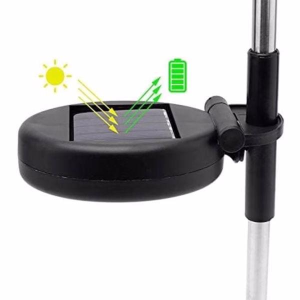 Lampa Solara, Flippy, Decor Gradina, Model Fireworks/Artificii, din Sarma de Cupru, 120 LED-uri, 55W, 90 cm, Alb Rece - imagine 5