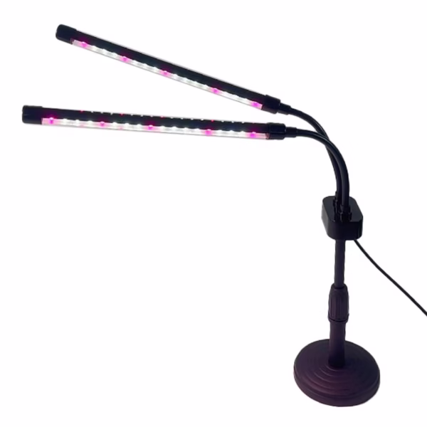 lampa-uv-pentru-plante-flippy-conectare-la-retea-10w-2-capete-36-led-uri-ajustabila-pana-la-60-cm-lu-main-6821a75c24122 Lampa UV pentru cresterea plantelor, Flippy, conectare la retea, 10W, 2 capete, 36 LED-uri, ajustabila pana la 60 cm, Lumina Alb Mov - imagine 1