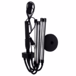 Lampa UV pentru cresterea plantelor, Flippy, conectare la retea, 20W, 4 capete, 72 LED-uri, ajustabila pana la 66.5 cm, Lumina Alb Mov  - imagine 4