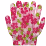 Manusi de Gradinarit, Flippy, din Nailon, Marime Universala 20 cm, Model Inflorat, Antiderapante, Multicolor - imagine 6