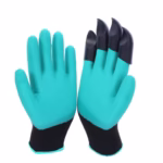 Manusi de Gradinarit cu Gheare, Flippy, Manusi Universale Marime L, Rezistente la Uzura, Impermeabile, Multifunctionale pentru Sapare si Plantare, Negru Verde deschis - imagine 4