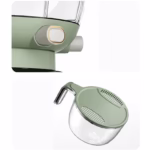 Dozator Etajat de Cereale Flippy, Rotativ 360, 6 Compartimente, Capacitate 10L, Cofraj Special pentru Oua, Vas pentru Scurgerea Cerealelor, 35x27.5 cm, Verde - imagine 28