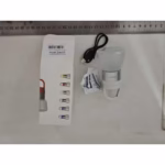 Lampa Portabila, Flippy, de Voiaj/Camping, Incarcare USB, IPX5, LED RGB, din ABS, 300 mAh, 10 x 5.5 x 5.5 cm, Alb - imagine 2