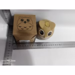 Suport pentru Scobitori, Flippy, Model Bufnita, Multifunctional, 8.3x7.8 cm, Portocaliu - imagine 2