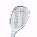 Paleta Electrica pentru Tantari, Muste sau Insecte LED, Flippy, Reincarcabila, Incarcare USB, Plastic, Casa si Gradina, Anti-insecte, Alb-Albastru - imagine 7