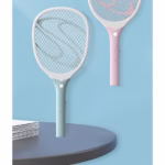Paleta Electrica pentru Tantari, Muste sau Insecte LED, Flippy, Reincarcabila, Incarcare USB, Plastic, Casa si Gradina, Anti-insecte, Alb-Albastru - imagine 12