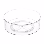 Suport Rotativ pentru Condimente, Flippy, Multifunctional, Rotund, 360 de Grade, pentru Bucatarie, Plastic, 30.5x30.5x10 cm, Transparent - imagine 9