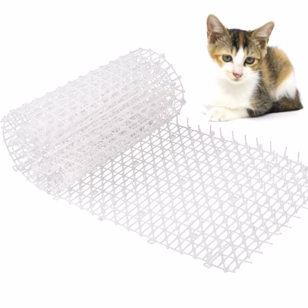 Plasa Protectoare pentru Gradina, Flippy, Plasa Contra Animalelor de Companie, Plasa cu Tepi Anti Animale, 200 x 30 cm, Alb - imagine 3