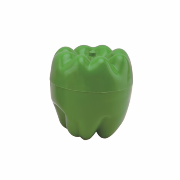 Cutie Alimentara, Flippy, Model Ardei, din Plastic, 9.8 x 9.8 x 10.7 cm, 350 ml, Verde - imagine 4