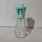Pulverizator pentru Ulei, Flippy, Pulverizator din Sticla pentru Otet sau Alte Lichide de Gatit, Simplu Reincarcabil, Multifunctionale, 17.3 x 5.6 cm, Capacitatea 170 ml, Albastru - imagine 3