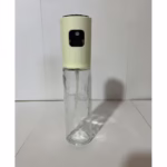 Pulverizator Ulei, Otet, Flippy, din Sticla, 100 ml, Reincarcabil, 18.3 x 4.3 cm, Masura 90 ml, Capac Mat, Alb - imagine 2