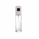 Pulverizator Ulei, Otet, Flippy, din Sticla, 100 ml, Reincarcabil, 18.3 x 4.3 cm, Masura 90 ml, Capac Mat, Alb - imagine 5