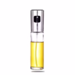 Pulverizator Ulei, Otet, Flippy, din Sticla, 100 ml, Reincarcabil, 18.3 x 4.3 cm, Capac Lucios, Argintiu
