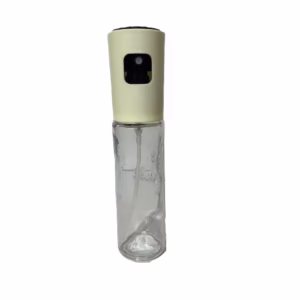 Pulverizator Ulei, Otet, Flippy, din Sticla, 100 ml, Reincarcabil, 18.3 x 4.3 cm, Masura 90 ml, Capac Mat, Alb