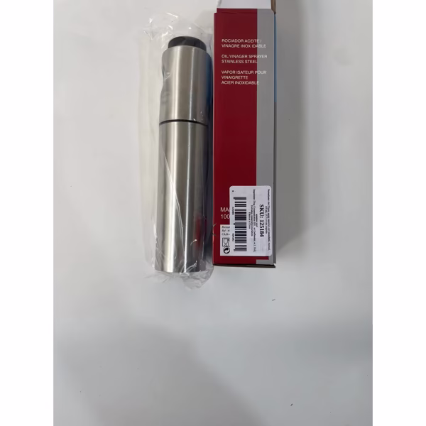 Pulverizator ulei Flippy, spray, material otel inoxidabil, manual, 100 ml, 17.7 x 4 cm, argintiu - imagine 20