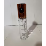 Pulverizator Ulei, Otet, Flippy, din Sticla, 100 ml, Reincarcabil, 18.3 x 4.3 cm, Masura 90 ml, Capac Lucios, Auriu - imagine 7