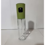 Pulverizator Ulei, Otet, Flippy, din Sticla, 100 ml, Reincarcabil, 18.3 x 4.3 cm, Masura 90 ml, Capac Mat, Verde - imagine 2