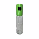 Pulverizator Ulei, Otet, Flippy, din Sticla, 100 ml, Reincarcabil, 18.3 x 4.3 cm, Masura 90 ml, Capac Mat, Verde - imagine 3