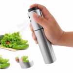 Pulverizator ulei Flippy, spray, material otel inoxidabil, manual, 100 ml, 17.7 x 4 cm, argintiu - imagine 18