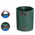 Sac de Colectare a Frunzelor, Flippy, Cos Sac pentru Gradina, Sac de Depozitare a Frunzelor, 45 x 38 cm, 60 l, Verde - imagine 3