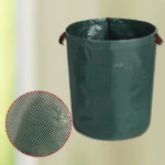 Sac de Colectare a Frunzelor, Flippy, Cos Sac pentru Gradina, Sac de Depozitare a Frunzelor, 45 x 76 cm, 120 l, Verde - imagine 4