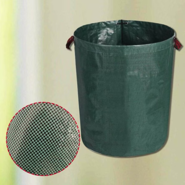 Sac de Colectare a Frunzelor, Flippy, Cos Sac pentru Gradina, Sac de Depozitare a Frunzelor, 45 x 76 cm, 120 l, Verde - imagine 4